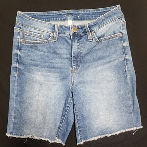 Seven7 Sunset Bermuda Denim Shorts Size 10